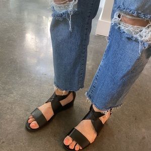 Ecco wedge 35 gladiator sandal